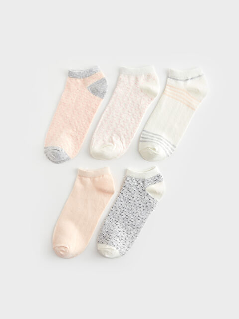 LCW DREAM Desenli Kadın Patik Çorap 5'li - S42682Z8-FX1