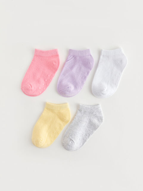 LCW baby Basic Kız Bebek Patik Çorap 5'li - S42965Z1-Q5P