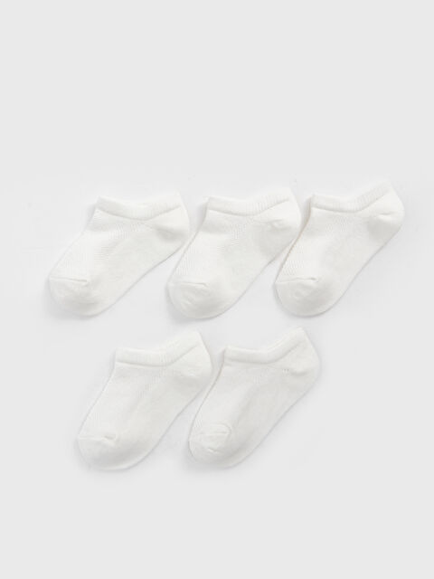 LCW baby Basic Kız Bebek Patik Çorap 5'li - S43070Z1-Q6K
