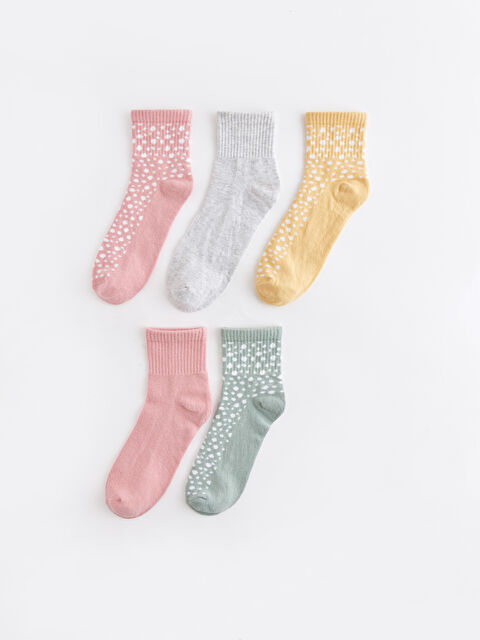 LCW DREAM Desenli Kadın Soket Çorap 5'li - S43102Z8-J3N