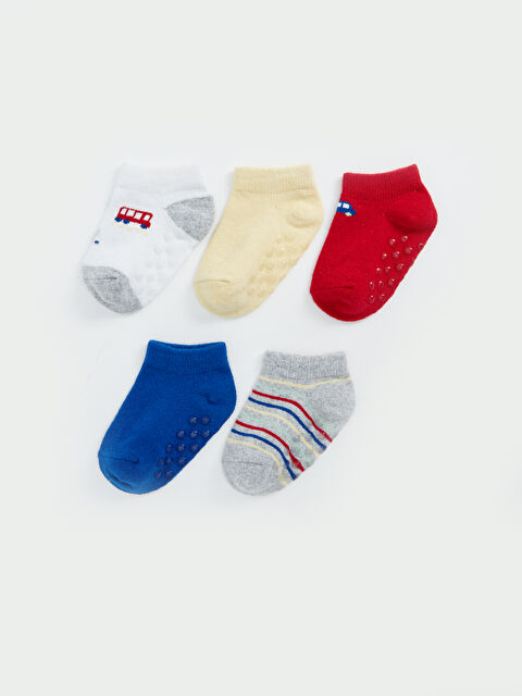 LCW baby Шкарпетки для хлопчиків з принтом, 5 упаковок - S43529Z1-Q6K