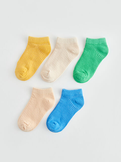 LCW baby Basic Erkek Bebek Patik Çorap 5'li - S43571Z1-CZL