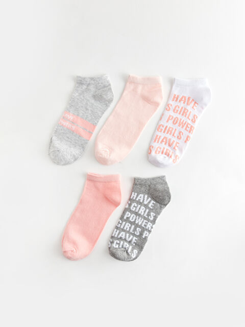 LCW DREAM Desenli Kadın Patik Çorap 5'li - S44016Z8-LAL