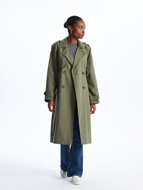 LCW Vision Ceket Yaka Kadın Trençkot - S44293Z8-SNQ