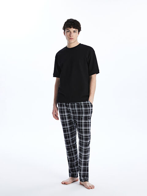 LC WAIKIKI Bas De Pyjama Pour Hommes Coupe Régulière À Carreaux - S44352Z8-LQJ