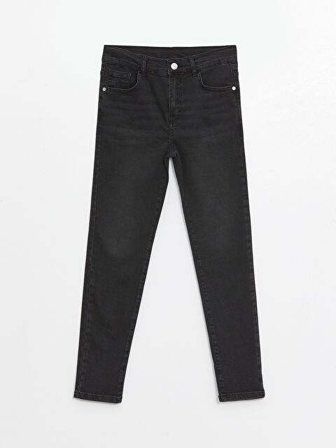 LCW Kids Beli Ayarlanabilir Lastikli Erkek Çocuk Jean Pantolon - S44391Z4-326