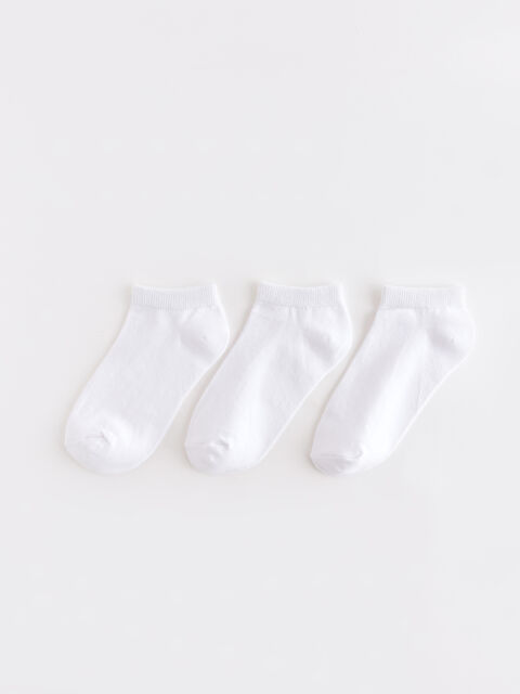 LCW Kids Șosete Sport Scurte Simple pentru Fete, Set de 3 - S44697Z4-EEW