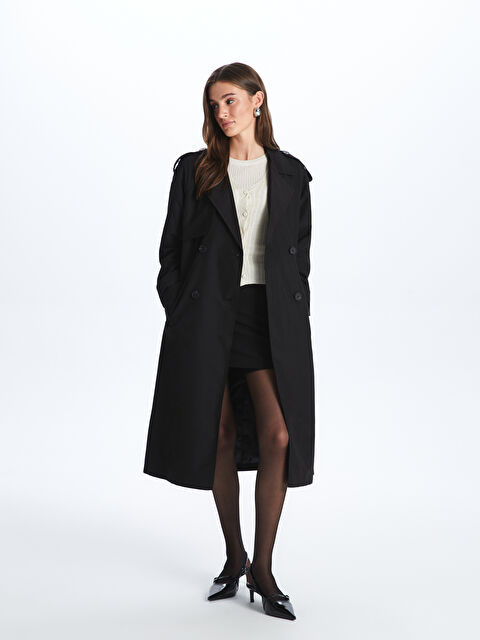 LCW Vision Jacket Neck Women's Trenchcoat - S44768Z8-CVL