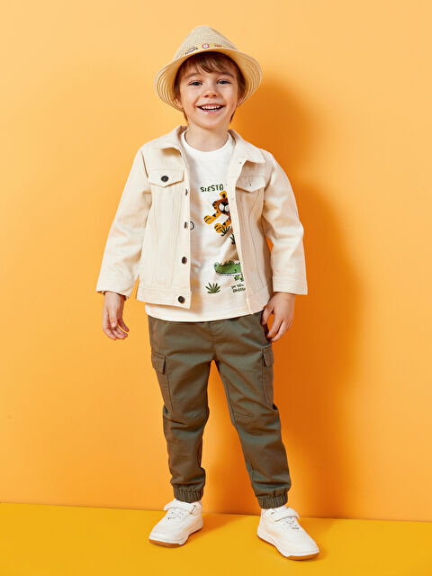 LCW Kids جاكيت للأولاد الرضع أساسي بأكمام طويلة - S44836Z1-F0B