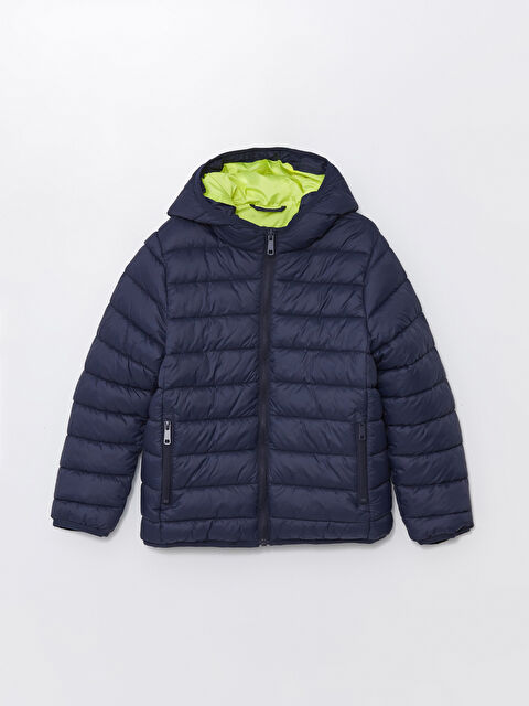 LCW Kids Kapüşonlu Erkek Çocuk Şişme Mont - S44873Z4-HRC