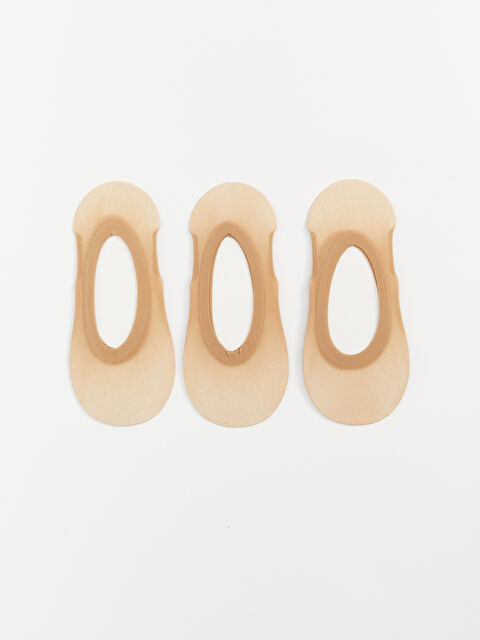 LCW DREAM Kadın Düz Babet Çorap 3'lü - S44928Z8-HZZ