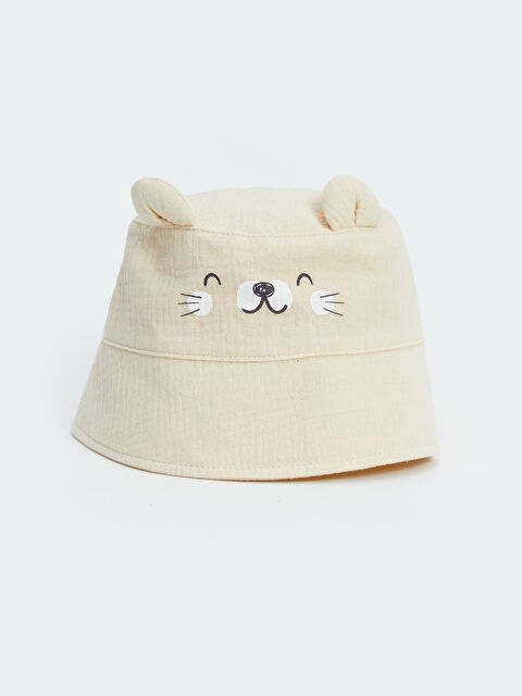 LCW baby Baby Boy Bucket Hat with Cat Figure - S44991Z1-FLE
