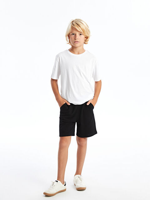 LCW Kids شورت أساسي بخصر مرن للأولاد - S45036Z4-CVL