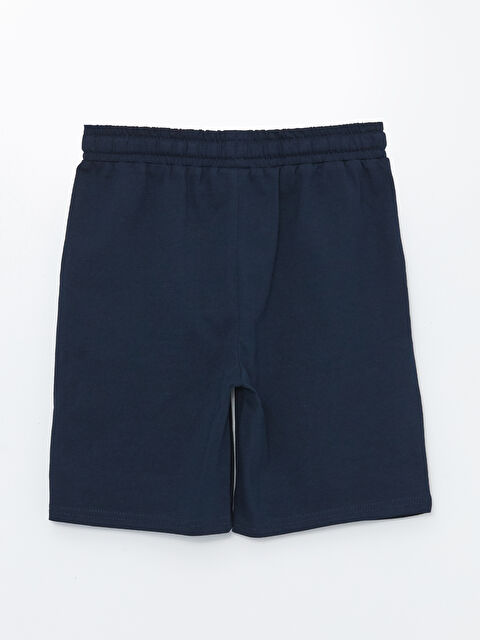 LCW Kids Elasticated Waist Basic Boys' Shorts - S45036Z4-DWP