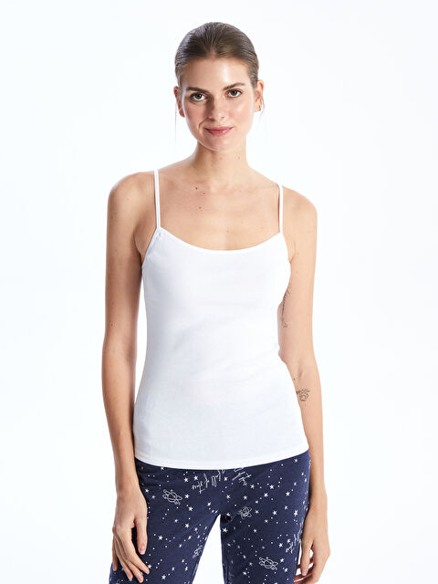 LCW DREAM U Yaka Düz Askılı Kadın Atlet - S45647Z8-FFB