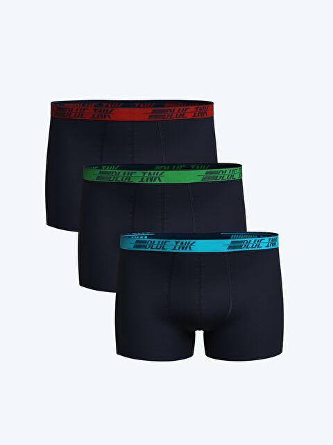 LC WAIKIKI Standart Kalıp Baskılı Erkek Boxer 3'lü - S45741Z8-JC7