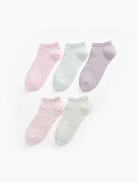 LCW DREAM Kadın Düz Patik Çorap 5'li - S45762Z8-LBZ