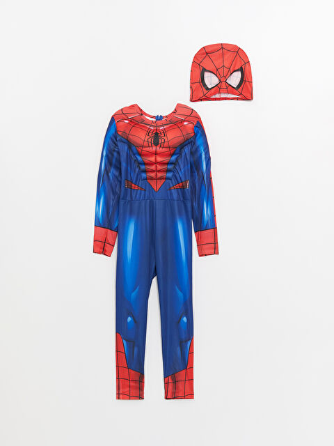 LCW Kids Bisiklet Yaka Spiderman Baskılı Uzun Kollu Erkek Çocuk Kostüm - S45788Z4-LTQ
