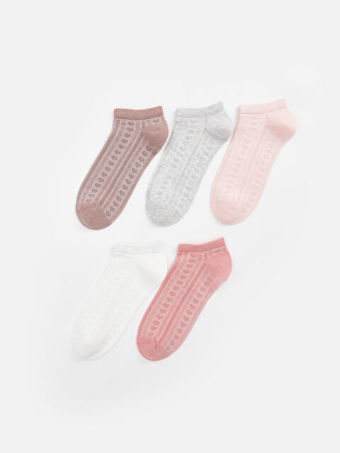 LCW DREAM Desenli Kadın Patik Çorap 5'li