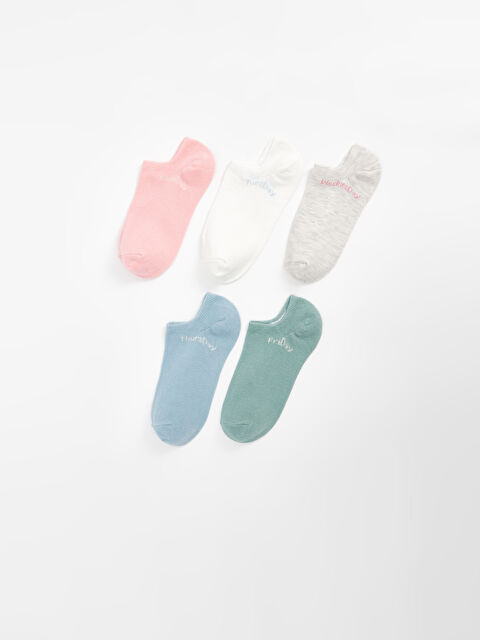 LCW DREAM جوارب رياضية مطبوعة للسيدات عبوة من 5 قطع - S45948Z8-J3N