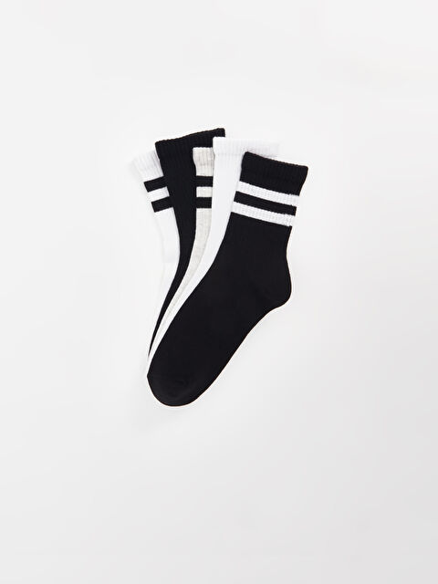 LCW DREAM Çizgili Kadın Soket Çorap 5'li - S45954Z8-FDU