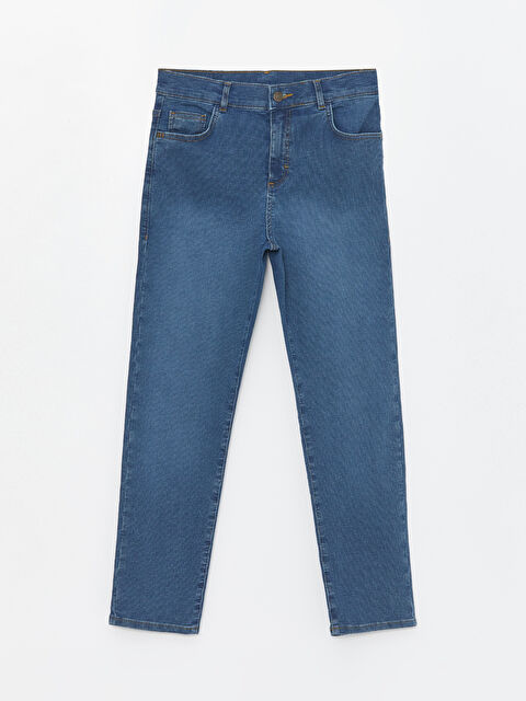 LCW Kids جینزی کەمەر لاستیکی ڕێکخراو بۆ کوڕان - S46018Z4-507