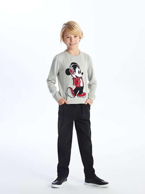 LCW Kids Beli Lastikli Rahat Kalıp Erkek Çocuk Jean Pantolon - S46028Z4-326