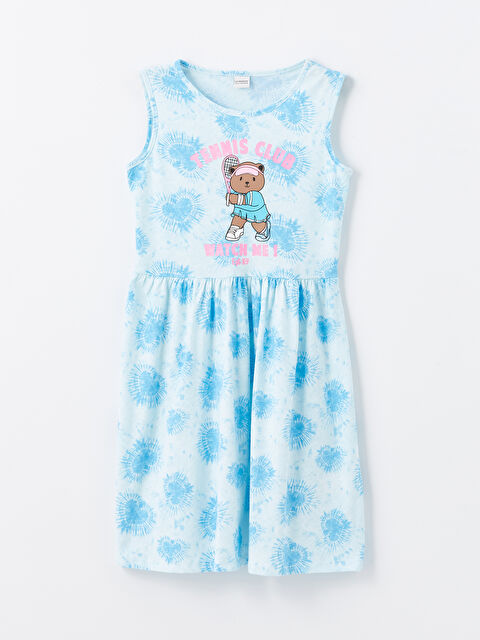 LCW Kids Crew Neck Girls' Dress - S46227Z4-LQT