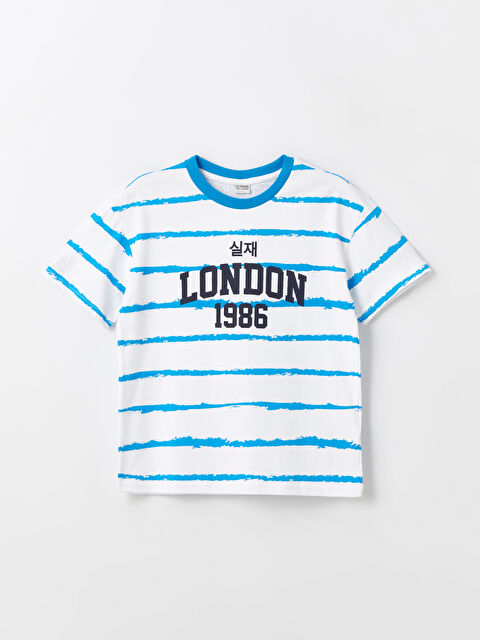 LCW Kids Oversize Crew Neck Boys' T-Shirt - S46551Z4-LSJ