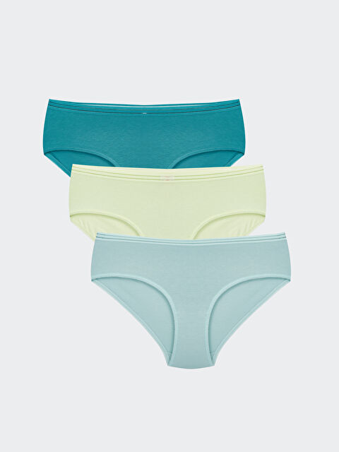 LCW DREAM Düz Hipster Külot 3'lü Paket - S46608Z8-GSW
