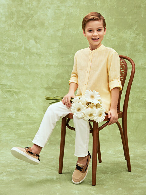 LCW Kids Beli Ayarlanabilir Lastikli Erkek Çocuk Pantolon - S46827Z4-Q6K