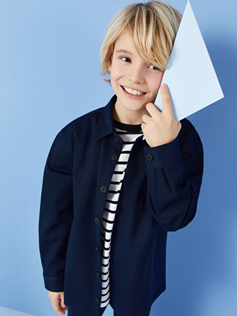 LCW Kids Relaxed Fit Boys' Shirt - S46932Z4-J2Y