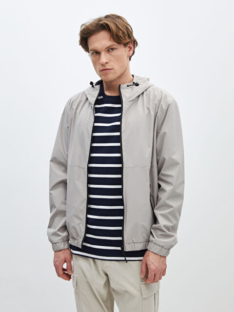 XSIDE Standart Kalıp Kapüşonlu Erkek Mont - S46987Z8-CV3