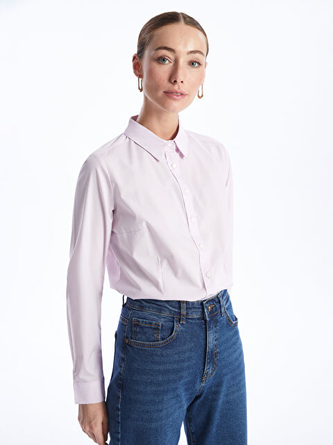 LCWAIKIKI Classic قميص بوبلين للسيدات - S47101Z8-VL0