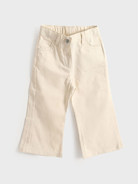 LCW Kids Basic Baby Girls' Flared Trousers - S47116Z1-FT0