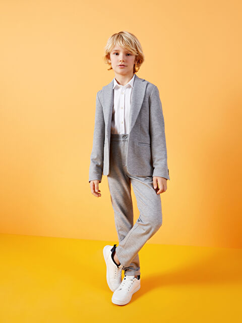 LCW Kids Boys' Trousers with Adjustable Elastic Waist - S47151Z4-J2B