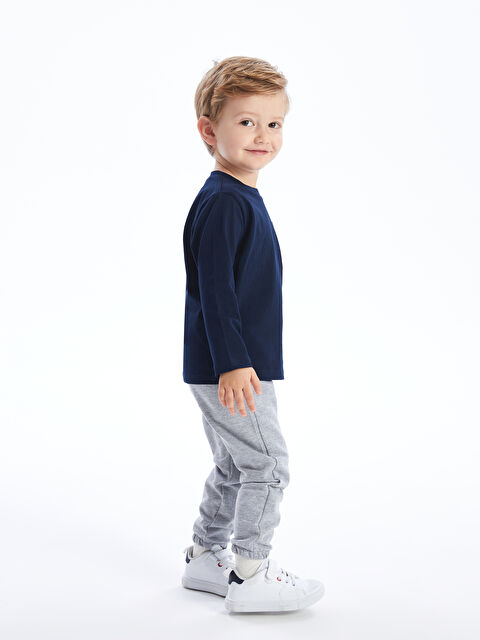 LCW Kids Elasticated Waist Baby Boys' Jogger Sweatpants - S47179Z1-D5P