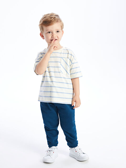 LCW Kids Elasticated Waist Baby Boys' Jogger Sweatpants - S47179Z1-JT1