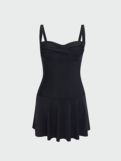 LCW DREAM Büzgü Detaylı Kadın Etekli Mayo - S47257Z8-CVL