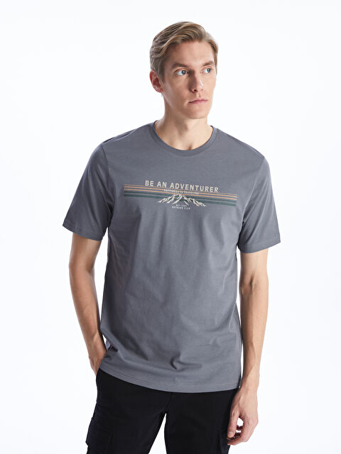 SOUTHBLUE Bisiklet Yaka Kısa Kollu Baskılı Penye Erkek Tişört