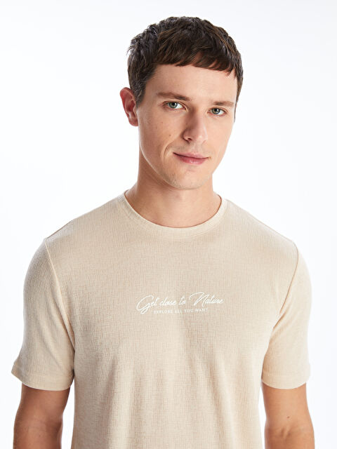 SOUTHBLUE Bisiklet Yaka Kısa Kollu Baskılı Erkek Tişört - S47266Z8-QMG