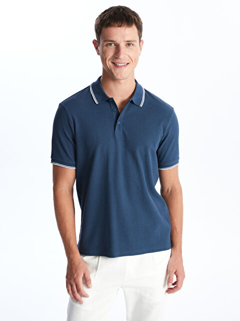 SOUTHBLUE Πόλο Λαιμός Κοντό Μανίκι Πικέ Ανδρικό T-Shirt - S47341Z8-J2H