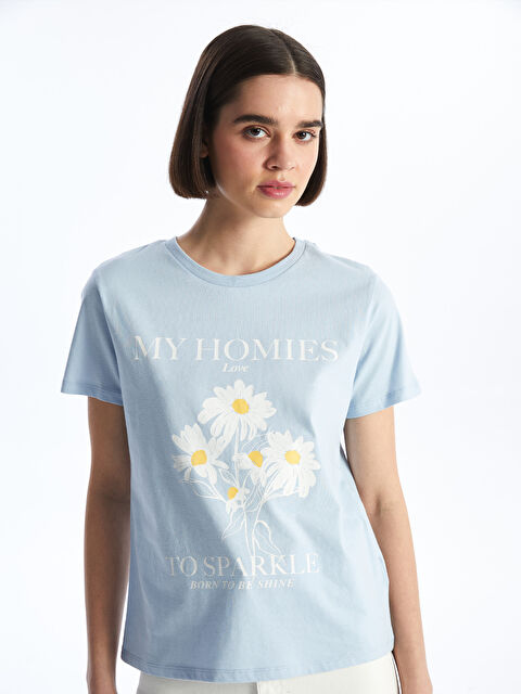 XSIDE Ženska majica sa printom - okrugli izrez - S47635Z8-G0K