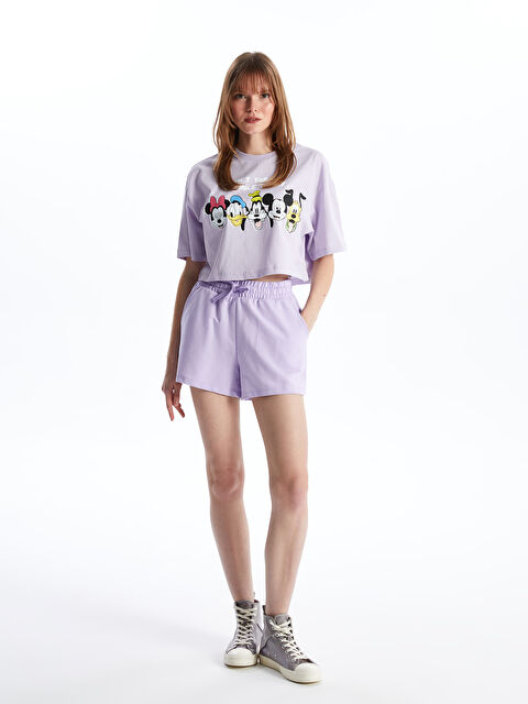 XSIDE Kadın Beli Lastikli Düz Şort - S47742Z8-G0W