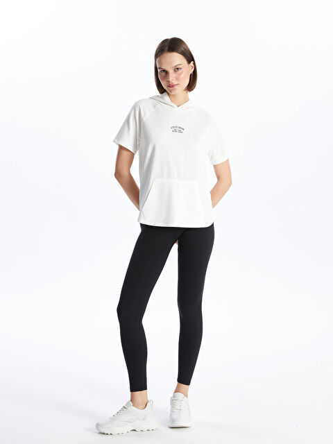 XSIDE ACTIVE Kadın Beli Lastikli Düz Spor Tayt - S47879Z8-CVL