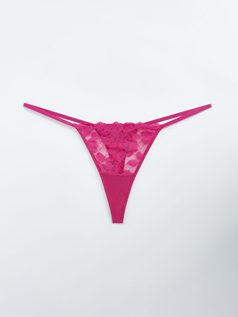LCW DREAM Dantelli Fantezi Tanga Külot - S48001Z8-GWX