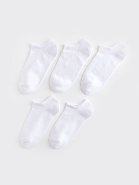 LCW DREAM Kadın Düz Patik Çorap 5'li - S48013Z8-J5E