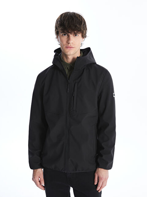 XSIDE Standart Kalıp Kapüşonlu Erkek Mont