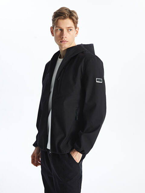 XSIDE Standart Kalıp Kapüşonlu Erkek Mont