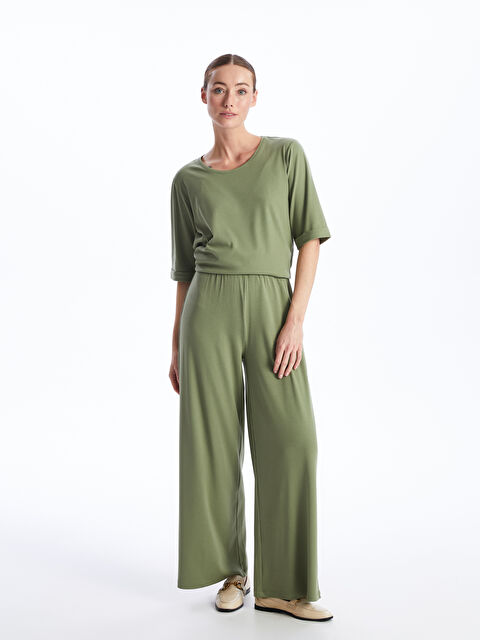 LCWAIKIKI Basic Women's Elasticated Waist Plain Sweatpants - S48273Z8-GUY